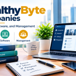 WealthyByte business guide covering company research, software resources, financial education, and business management